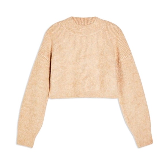 Topshop Cropped Sweater - Picture 2 of 5